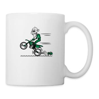 Moto plaisir de l'eau - Mug blanc - blanc - Droite