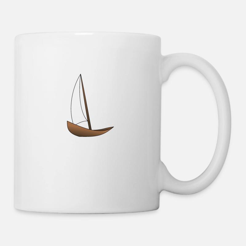Segelboot - Tasse - Weiß