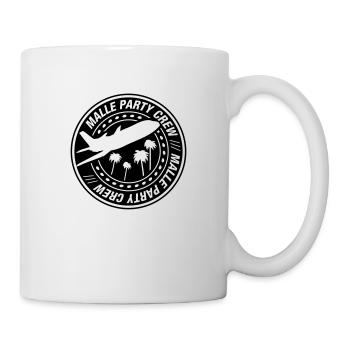 malle_party_crew_zy1 - Tasse - Weiß - Rechts