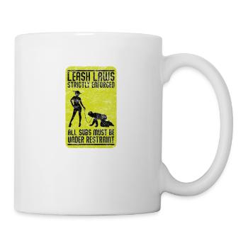 Leash Law BDSM - Mug - white - Right