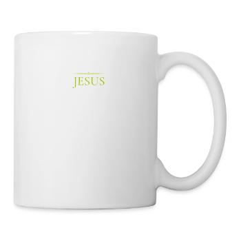 Jésus est Seigneur, sauve, Christ, Jésus Roi, Bible - Mug blanc - blanc - Droite