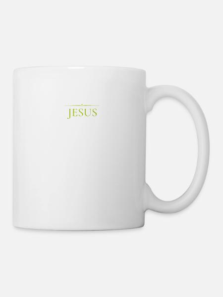 Jesus is Lord, Saves, Christ, Jesus King, Bible - Mug - white