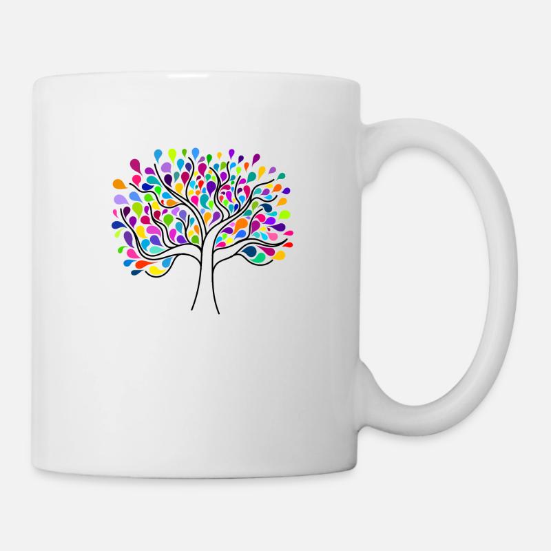 Arbre de vie - Mug blanc - blanc