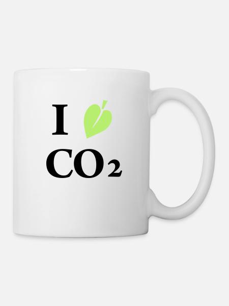 i love co2 - Mug - white