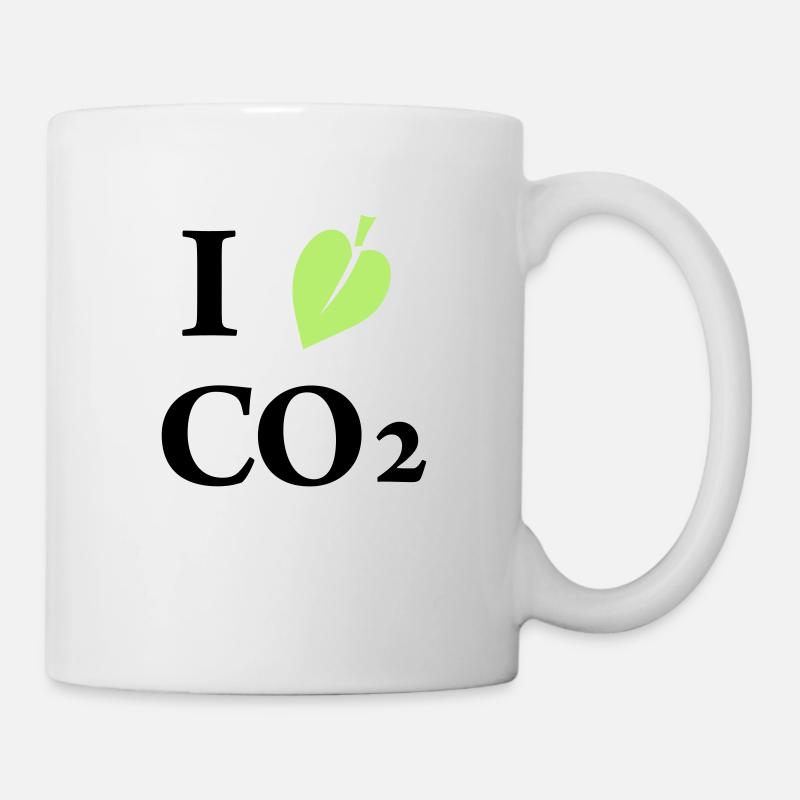 i love co2 - Mug - white