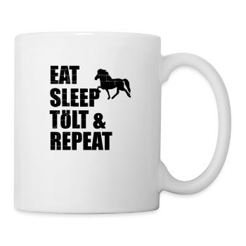 Icelandic Horse: Icelandic Horse Horse Pony Merch - Mug - white - Right