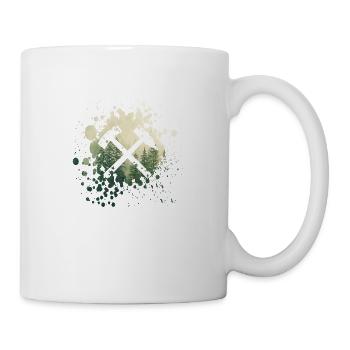 Erzgebirge - maillets et fers - Mug blanc - blanc - Droite