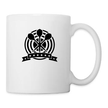 Darts-Design - Tasse - Weiß - Rechts