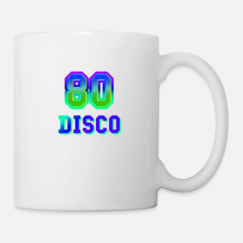 Discothèque des années 80 - Mug blanc - blanc