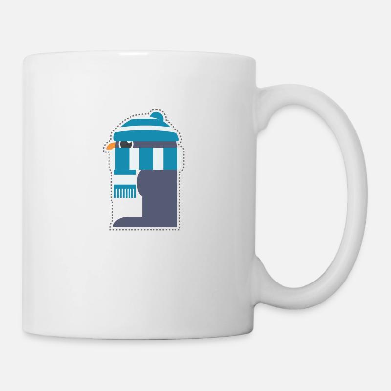 Kälte Pinguin - Tasse - Weiß