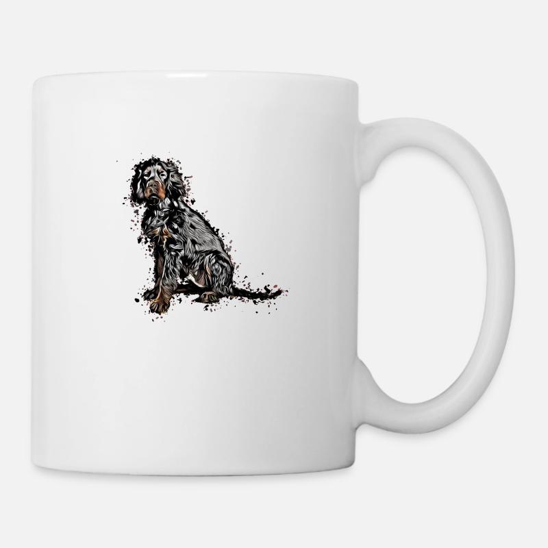 Gordon Setter - Tasse - Weiß