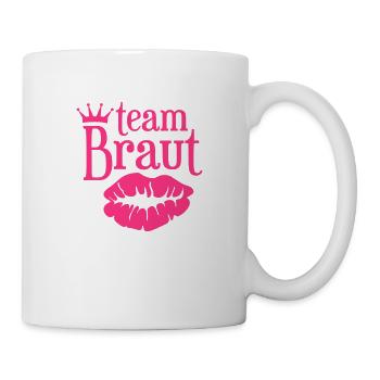 Team Braut - Junggesellinnenabschied - Tasse - Weiß - Rechts