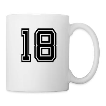18 - Tasse - Weiß - Rechts
