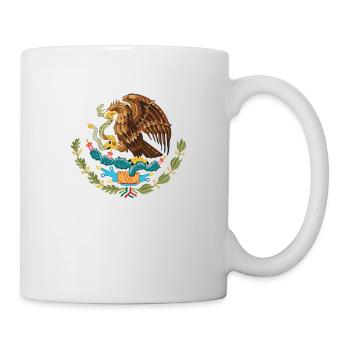 mexico_coat_of_arms - Mug blanc - blanc - Droite