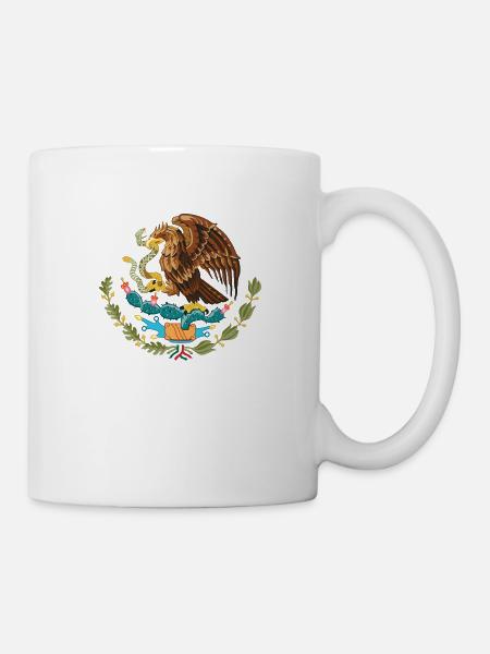 mexico_coat_of_arms - Tasse - Weiß