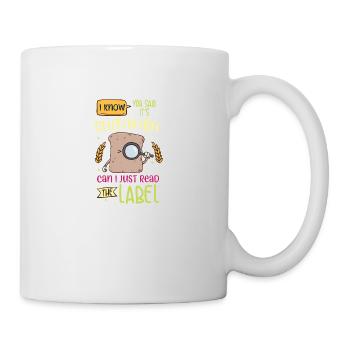 Gluten-free celiac gluten allergy - Mug - white - Right