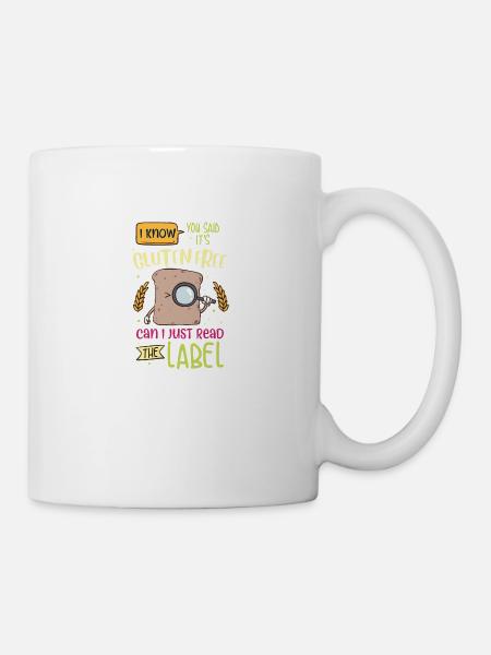 Gluten-free celiac gluten allergy - Mug - white