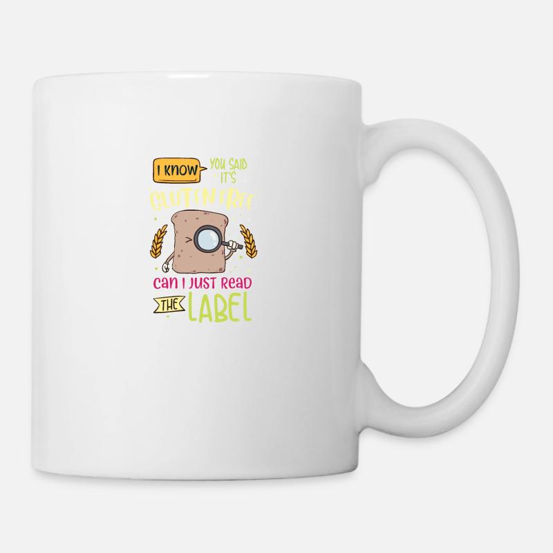 Gluten-free celiac gluten allergy - Mug - white