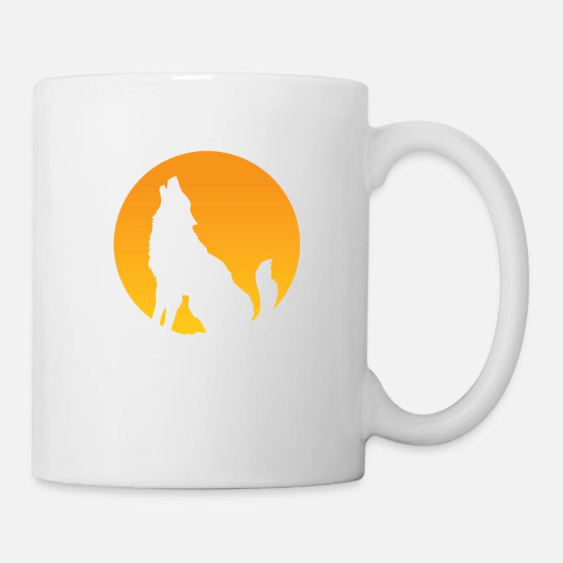 WOLF - Mug - white