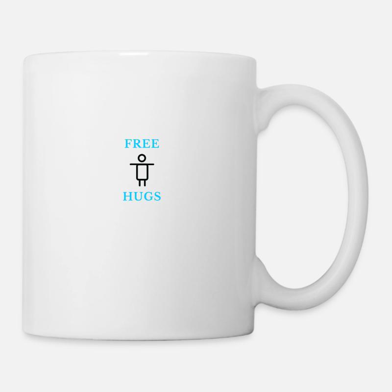 free hug - Tasse - Weiß
