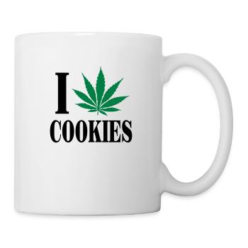 I love cookies - Mug - white - Right