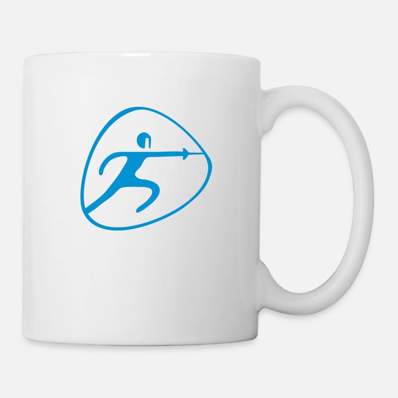 Fechten_olim1 - Tasse - Weiß