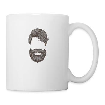 Hipster Man vintage - Mug blanc - blanc - Droite