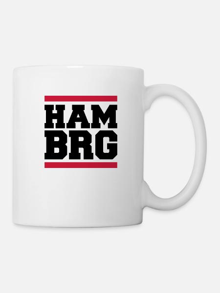hamburg - Tasse - Weiß