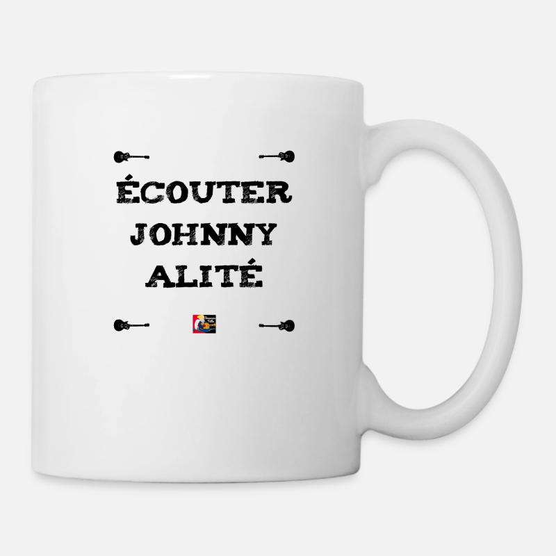 Écouter JOHNNY ALITÉ - Jeux de Mots Francois Ville - Mug blanc - blanc