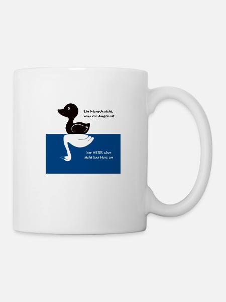 Ente Schwarn - Tasse - Weiß