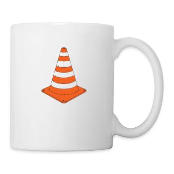 Slalom Racing Motorsport Pylons Hat Game - Mug - white - Right
