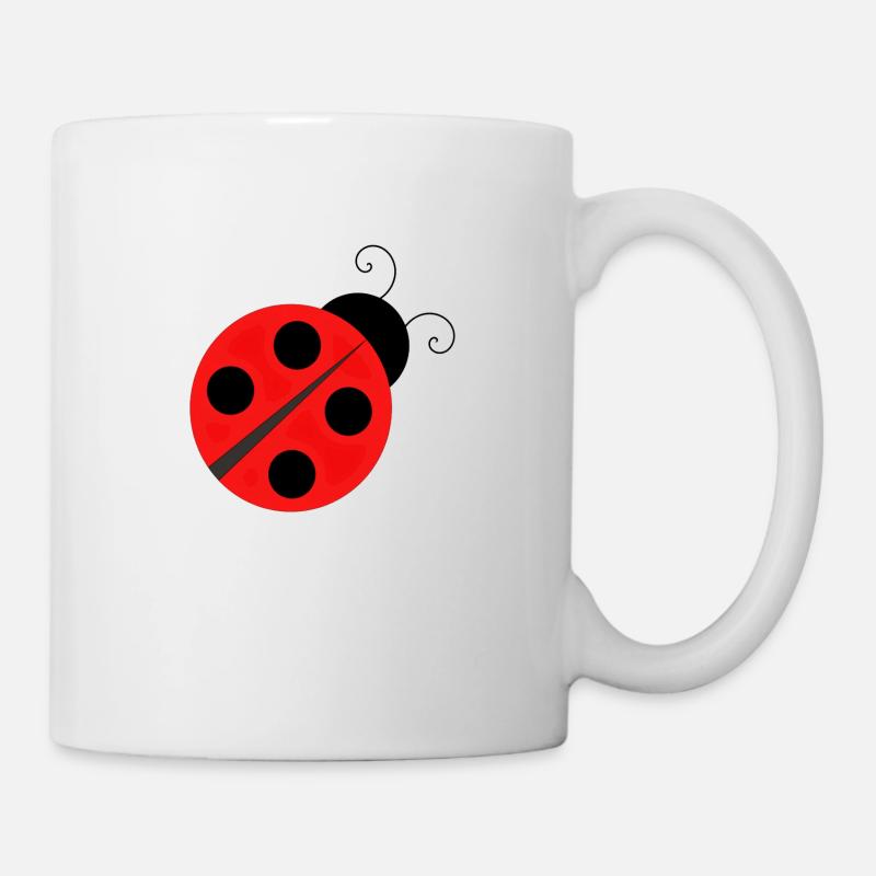 Marienkäfer Ladybird Ladybug - Mug - white