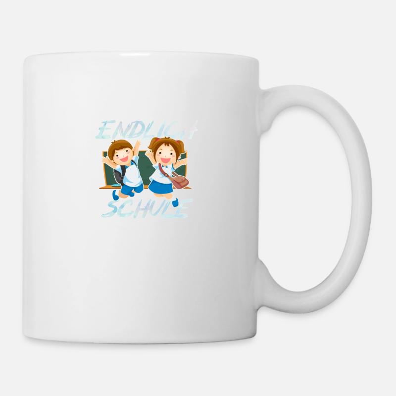 Einschulung Schule Schüler Ferien Unterricht - Tasse - Weiß