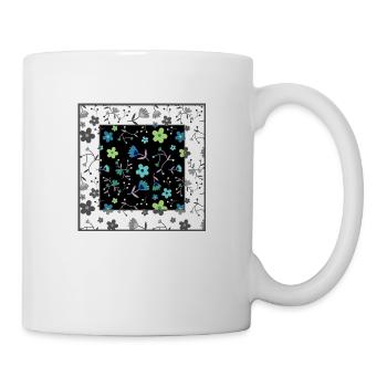 Flowers - Tasse - Weiß - Rechts