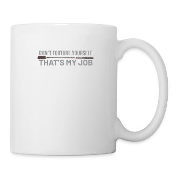 bdsm my job - Tasse - Weiß - Rechts