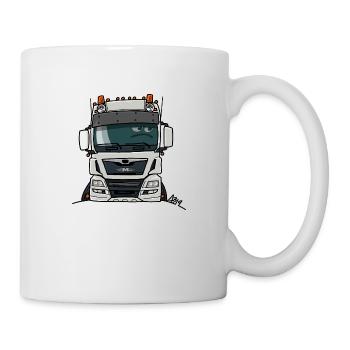 0819 M truck white - Mug - white - Right