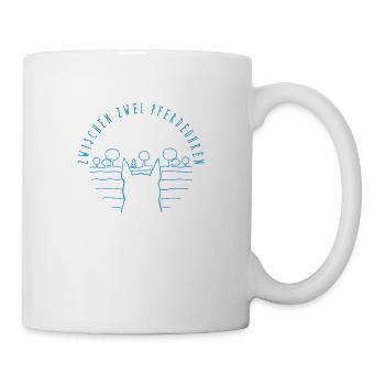 Zwischen 2 Pferdeohren - 2C Farbwechsel - Tasse - Weiß - Rechts