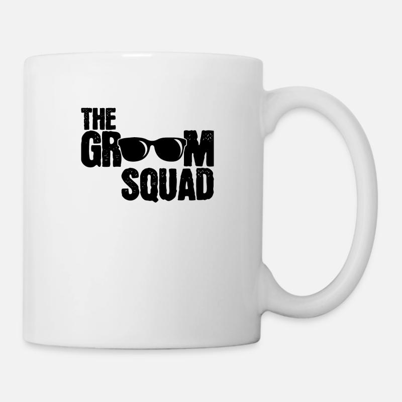 Groom Squad enterrement de vie de garçon - Mug blanc - blanc
