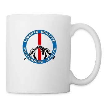 France Liberté Laïcité - Mug blanc - blanc - Droite
