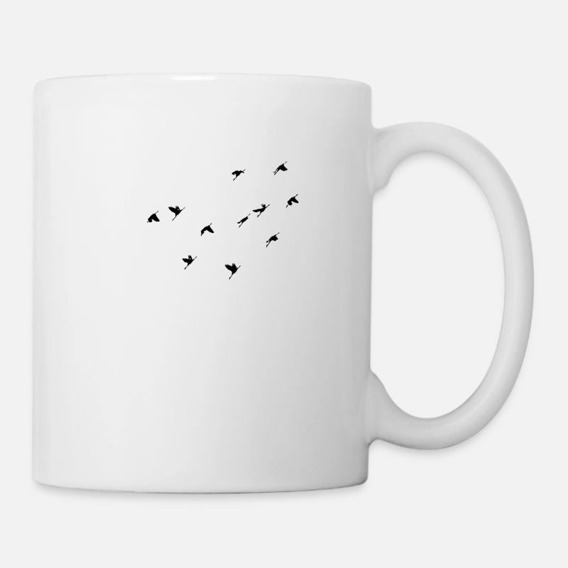 flock Of birds - Mug - white