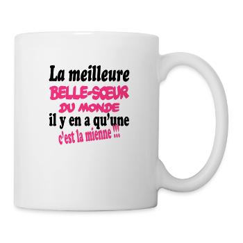 La meilleure belle-soeur du monde c'est la mienne - Mug - white - Right