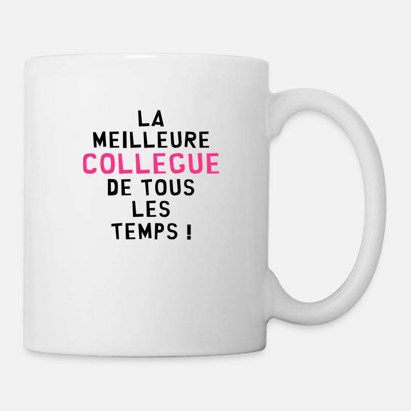 Collègue / Bureau / Travail / Collegue Entreprise - Mug blanc - blanc