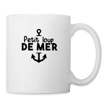 Petit loup de mer - Mug blanc - blanc - Droite