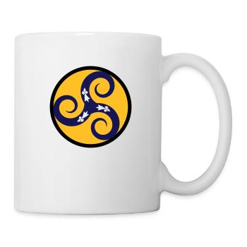 TRISKELL AUX HERMINES - Mug blanc - blanc - Droite