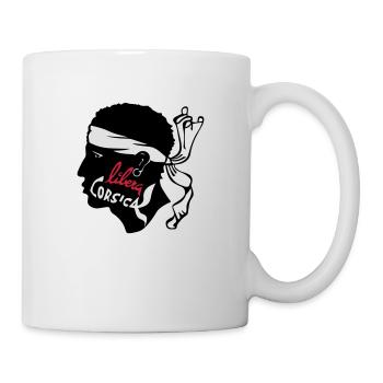 CORSE - CORSICA LIBRA - Mug blanc - blanc - Droite