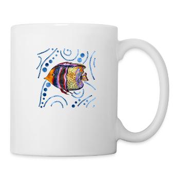 Colorful fish - Mug - white - Right