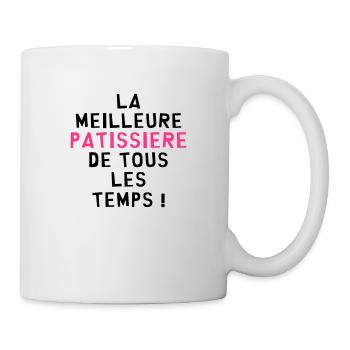 Boulanger / Pâtissier / Pain / Gâteau / Pâtisserie - Mug blanc - blanc - Droite