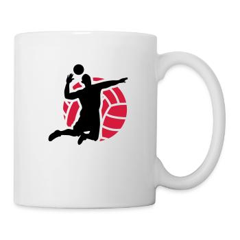 volleyball - Mug blanc - blanc - Droite