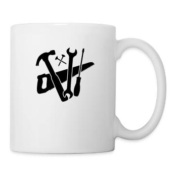 werkzeug - Tasse - Weiß - Rechts