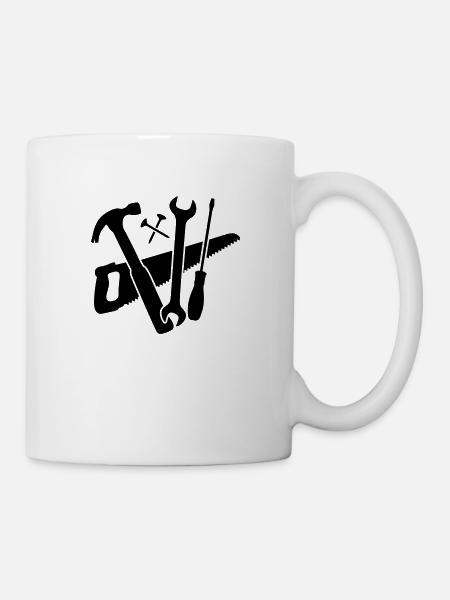 outils - Mug blanc - blanc